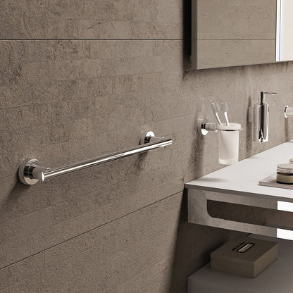 Tecno Project Towel Rail 33cm in Chrome - Origins Living, view 2