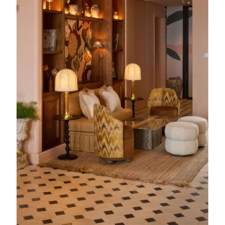 Limoges Limestone Vintaged Finish beige limestone flooring