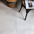 Light gray matte-finish ceramic porcelain floor tile lin porcelain 60 x 120cm for indoor flooring use
