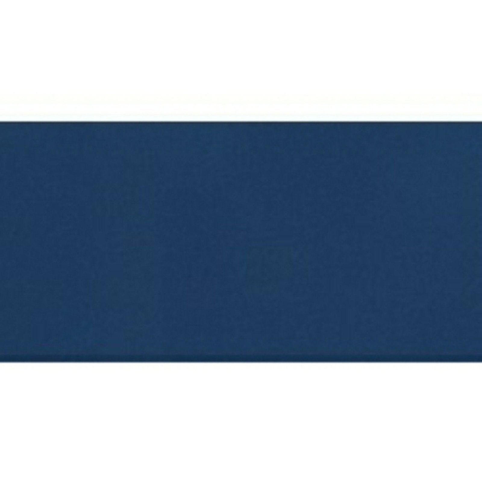 A solid navy blue rectangular tile with smooth matte finish from the liso marino gloss 100x200 collection
