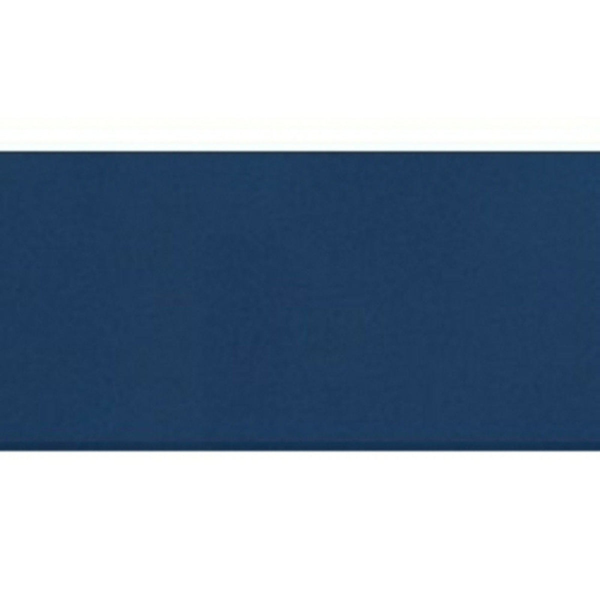 A solid navy blue rectangular tile with smooth matte finish from the liso marino gloss 100x200 collection