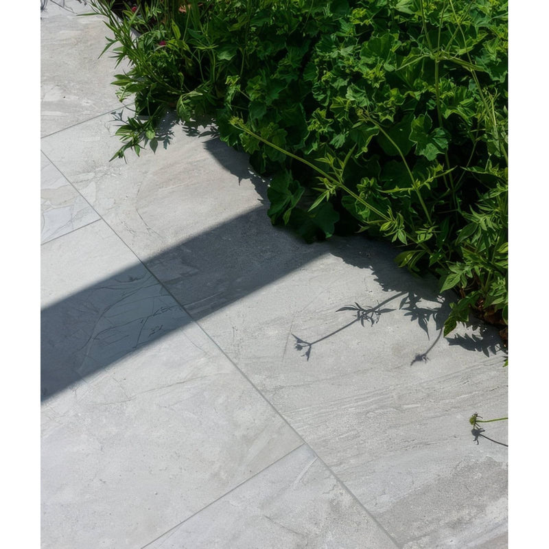 Lithos Porcelain Paving Textured Blanc