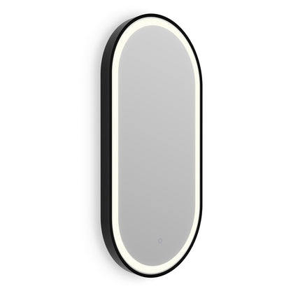 Lomax Light Capsule Mirror 40x80cm in Black - Origins Living