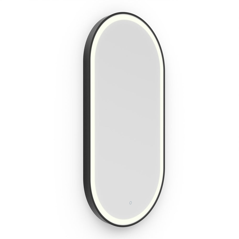 Lomax Light Capsule Mirror 50x100cm in Black - Origins Living, view 2