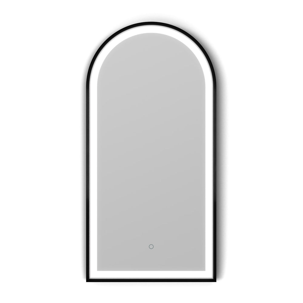 Lomax Light Arch Mirror 40x80cm in Black - Origins Living, view 4