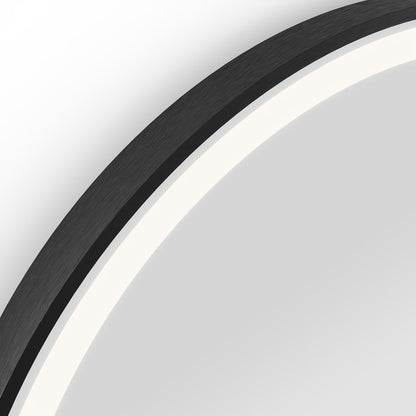 Lomax Light Arch Mirror 50x100cm in Black - Origins Living, view 3