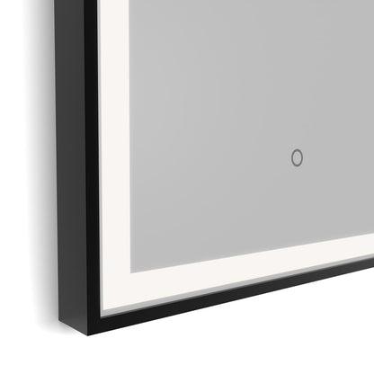 Lomax Light Arch Mirror 50x100cm in Black - Origins Living, view 5