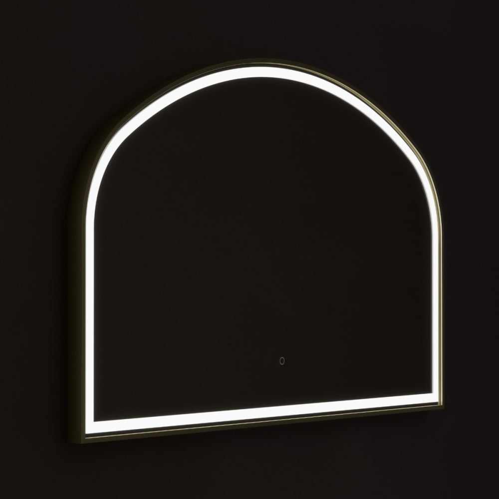 Lomax Light Overmantel Arch 120x75cm in Brushed Brass - Origins Living, view 6