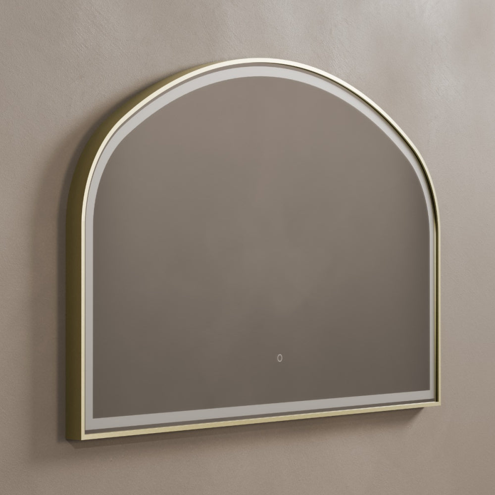 Lomax Light Overmantel Arch 120x75cm in Brushed Brass - Origins Living, view 7