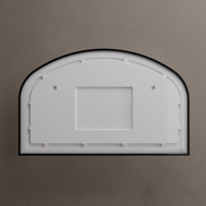 Lomax Light Overmantel Arch 120x75cm in Black - Origins Living, view 8