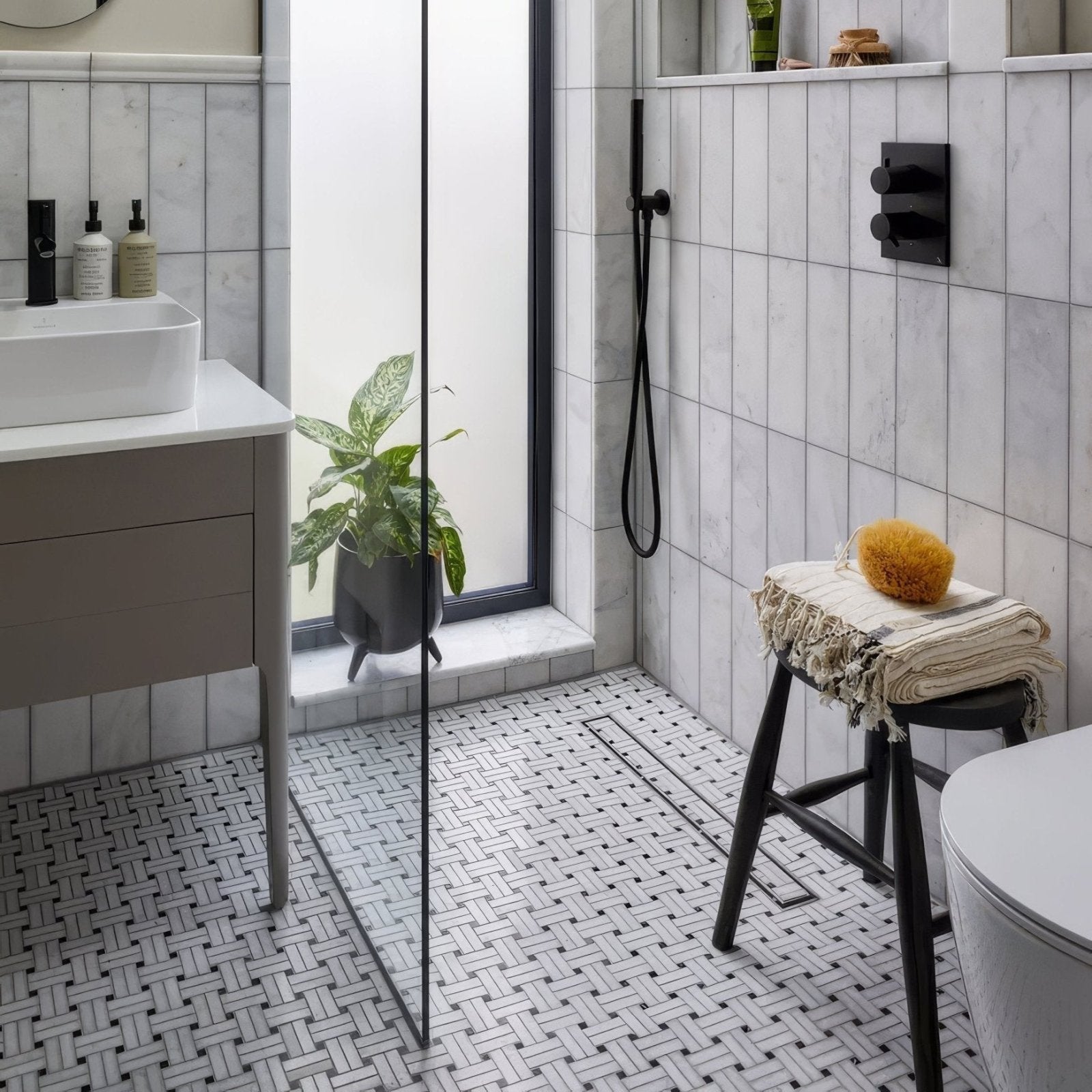 Long Island Marble Brick Honed Finish