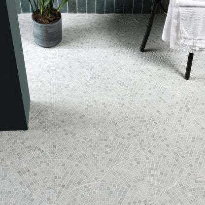 Long Island Marble Fan Mosaic