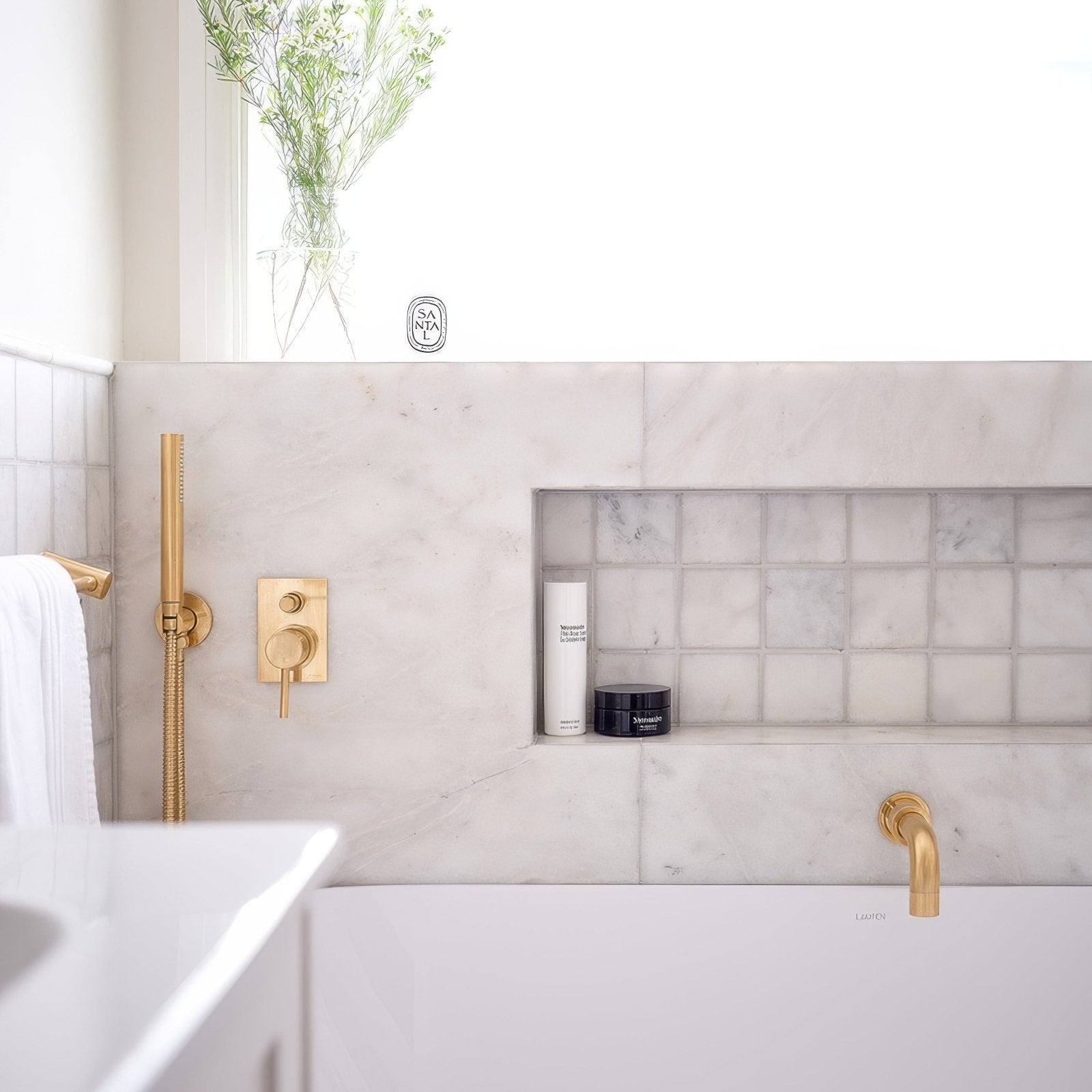 Long Island Marble Honed Finish 10 x 10cm