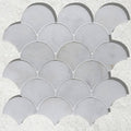 Long Island Marble Scallop Mosaic shown as flooring