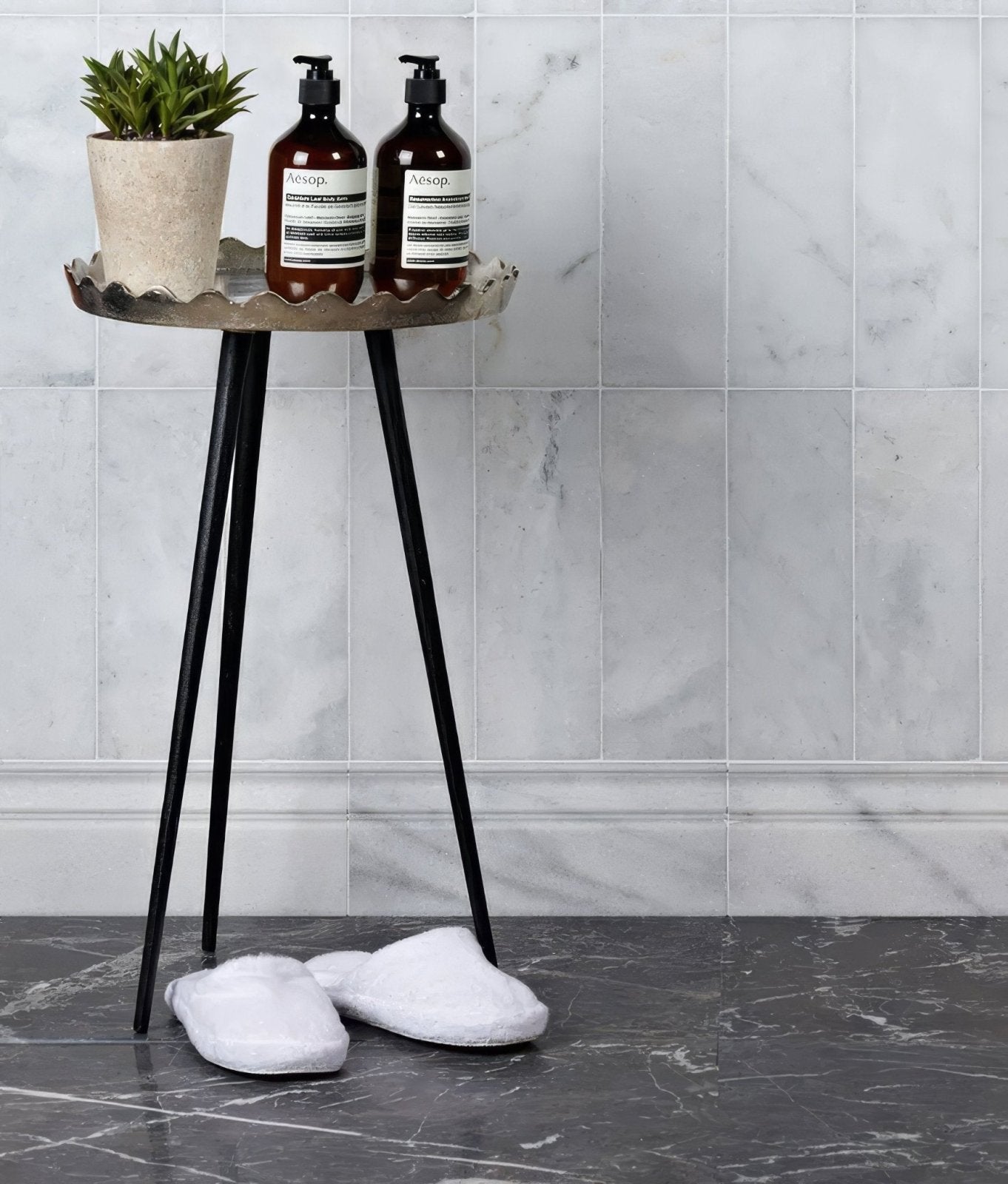 Long Island Marble Skirting Honed Finish