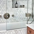 Long Island Marble Teardrop Mosaic – detail view 4