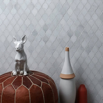 Long Island Marble Teardrop Mosaic