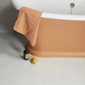Louvre Porcelain Blanc 60 x 120cm in a bathroom setting