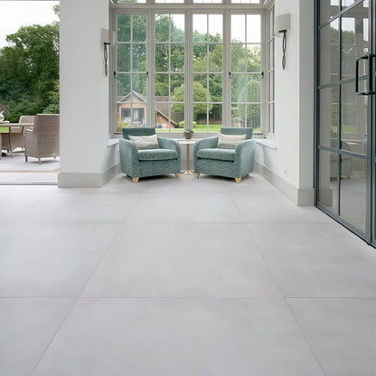 Louvre Porcelain Blanc 80 x 80cm