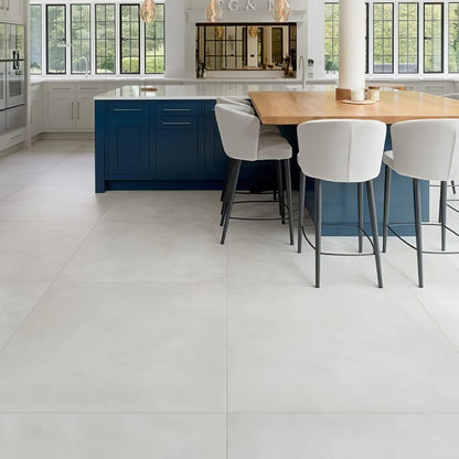 Louvre Porcelain Blanc 80 x 80cm