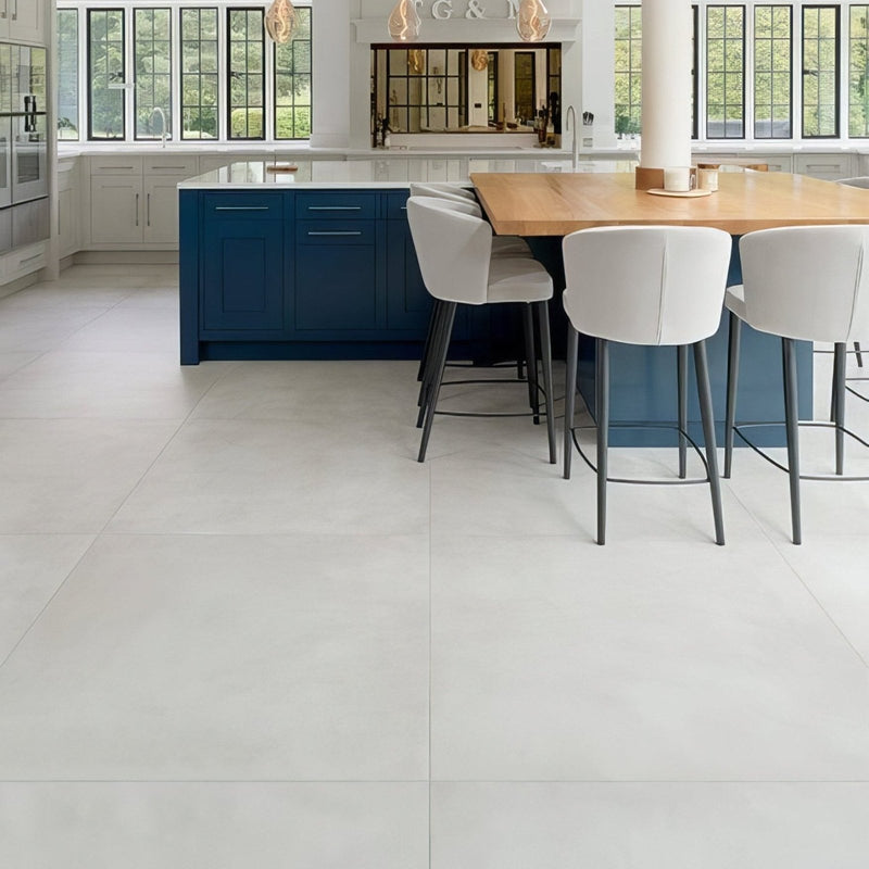 Louvre Porcelain Blanc 80 x 80cm