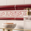 Love Knot Burgundy On Brilliant White