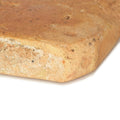 Lubelska brick terracotta rustic earth-toned stone slab with rough textured surface and natural imperfections