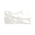 Lucca Calacatta Noble white marble-effect tile with subtle grey veining