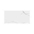 Lucca Statuario Venato white marble tile with subtle grey veining