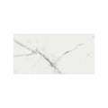 Lucca Statuario Venato white marble-effect tile with subtle gray veining 60 x 120cm for elegant flooring and walls