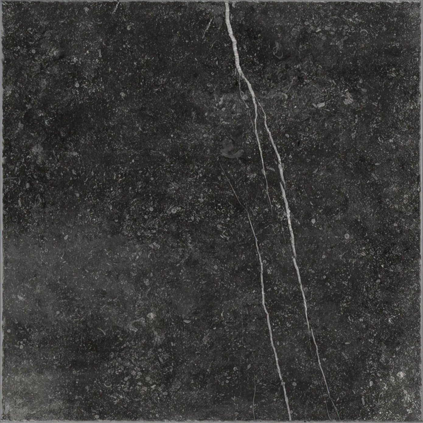 Dark gray ludlow porcelain charcoal tile with prominent white veining pattern for stylish flooring and walls
