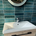 Luminous Lume Blue in a bathroom setting