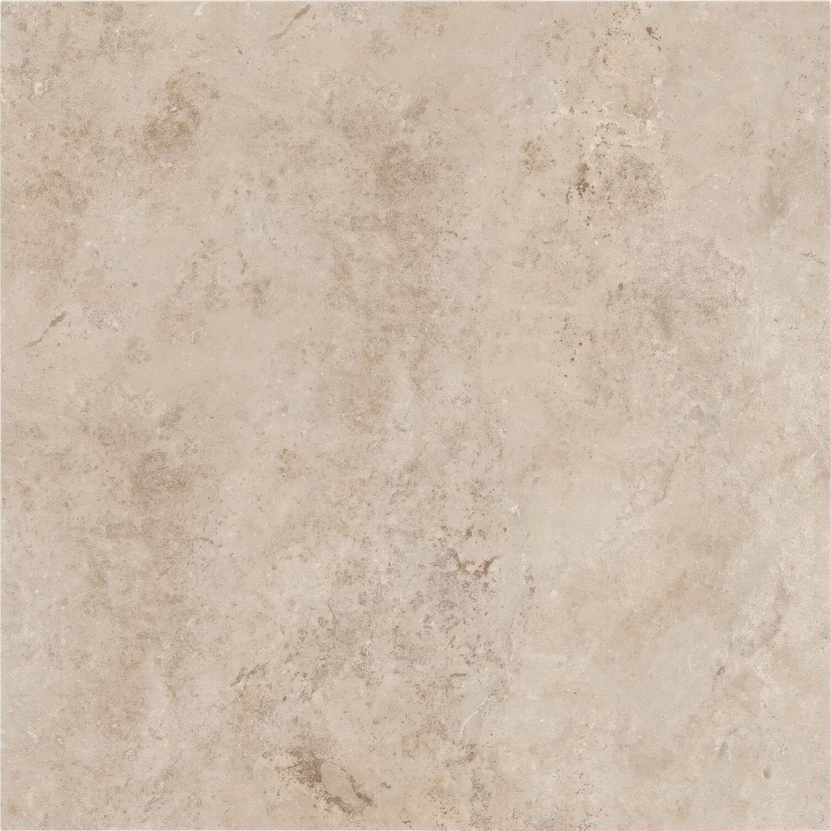 Lux beige 60 x 60cm stone-effect tile with beige color subtle gray veining and matte finish for flooring and walls