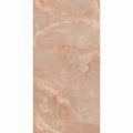 Beige lux noor peach marble effect tile with smooth polished surface and subtle orange veining