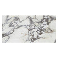 Lux Viola 60 x 120cm white marble slab with intricate gray veining ideal for elegant flooring and walls