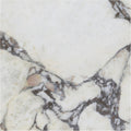 White marble countertop with swirling gray and subtle brown veining lux viola 60 x 60cm tile design
