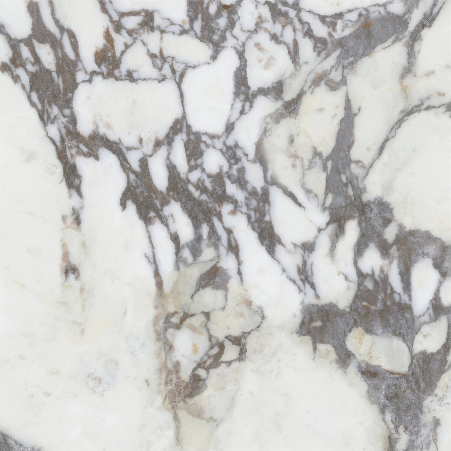 Lux viola 60 x 60cm white marble tile with intricate gray and brown veining for elegant flooring and wall design