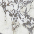 Lux viola 60 x 60cm white marble tile with intricate gray and brown veining for elegant flooring and wall design