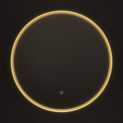 Luxor Mirror 80cm in Black/Gold - thumbnail 3