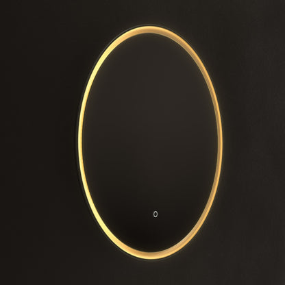 Luxor Mirror 80cm in Black/Gold - thumbnail 7
