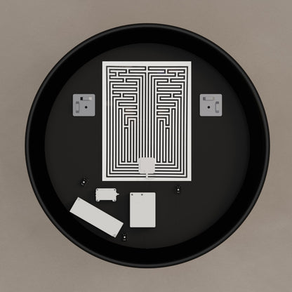 Luxor Mirror 80cm in Black/Gold - thumbnail 9
