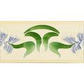 Madonna Border Tube-Lined Single Tile on County White