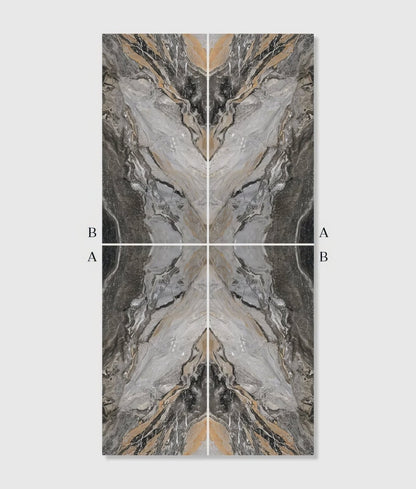 Magnifique Porcelain Nero Bookmatched