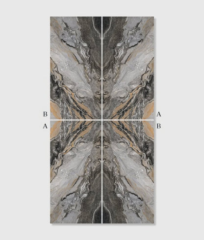 Magnifique Porcelain Nero Bookmatched