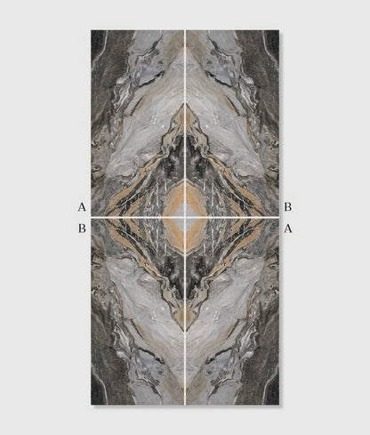 Magnifique Porcelain Nero Bookmatched