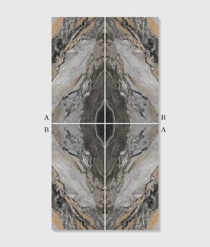 Magnifique Porcelain Nero Bookmatched