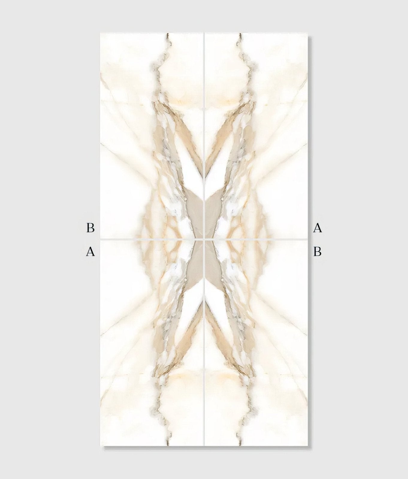 Magnifique Porcelain Oro Bookmatched