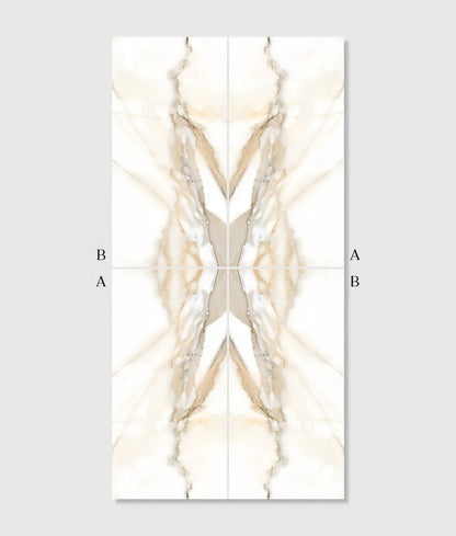 Magnifique Porcelain Oro Bookmatched