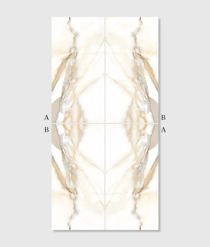 Magnifique Porcelain Oro Bookmatched