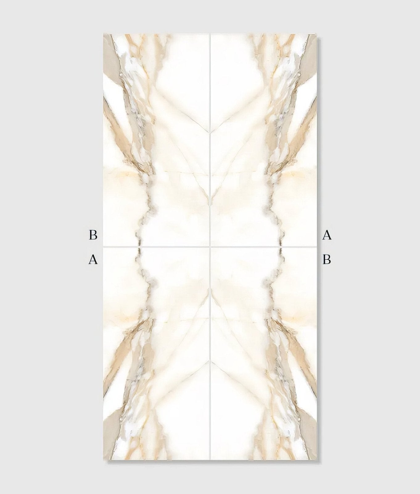 Magnifique Porcelain Oro Bookmatched